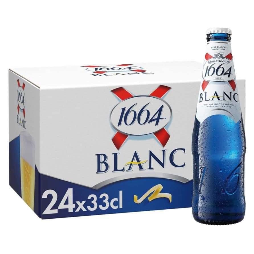 Bia Kronenbourg 1664 Blanc – Thùng 24 chai 330ml