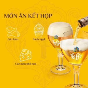 Bia Leffe Blond – Leffe Vàng Thùng 24 Chai 330ml