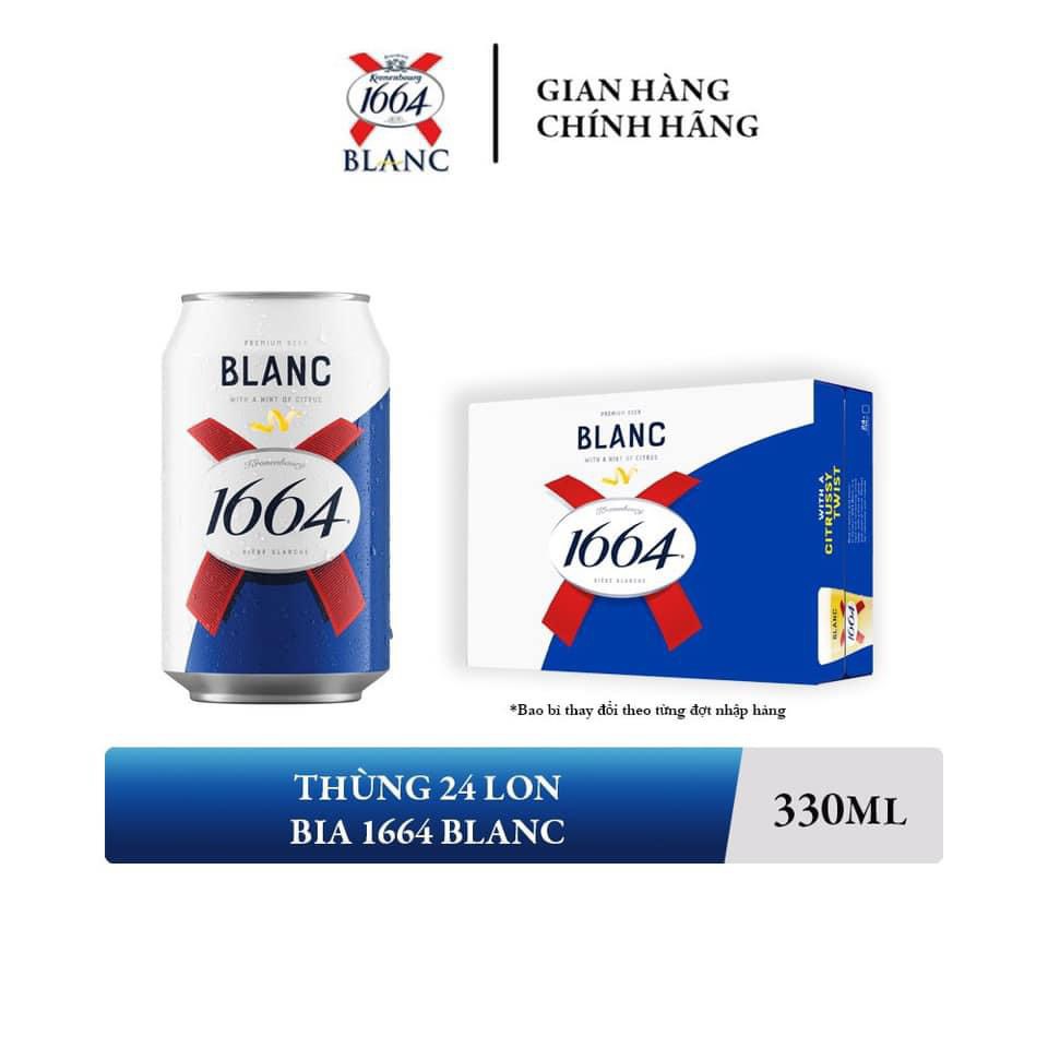 Bia Kronenbourg 1664 Blanc – Thùng 24 lon 330ml