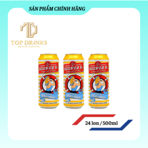 Bia Reeper B Weissbier 5,1% Đức – thùng 24 lon 500 ml