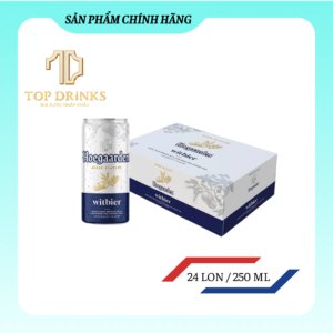 Bia Hoegaarden Witbier - Thùng 24 lon 250ml
