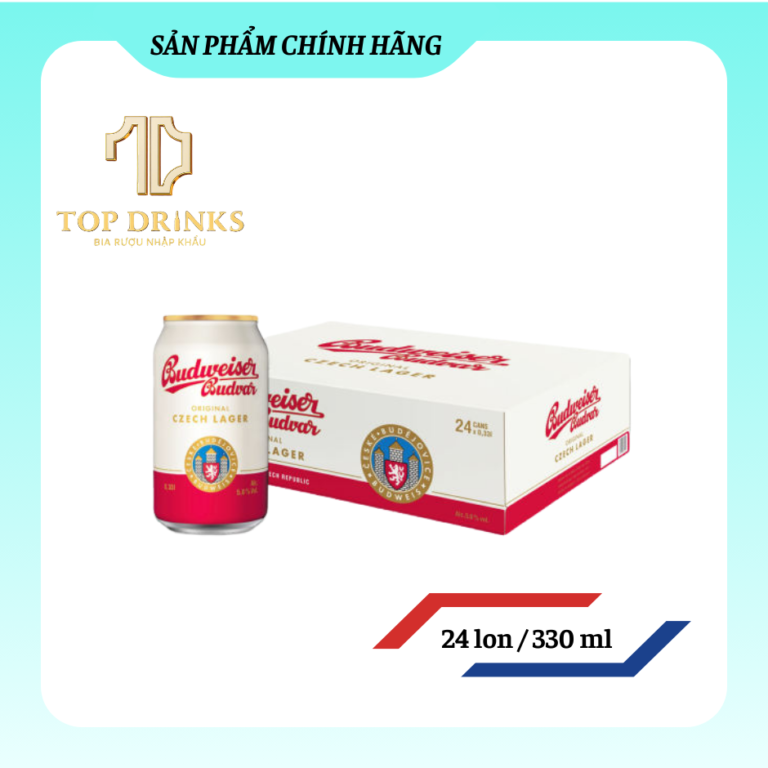 Bia Budweiser Budvar – Czech Lager nguyên bản từ Séc