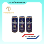 Bia Oettinger Black Beer - Thùng 24 lon 500ml