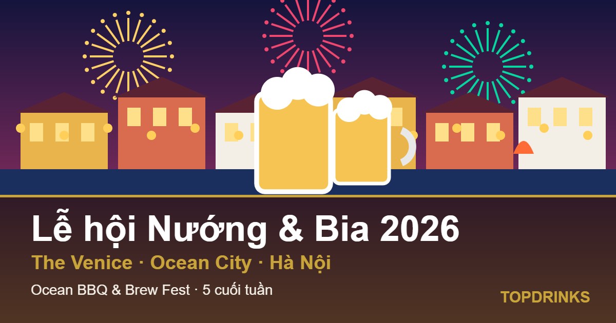 Lễ hội Nướng & Bia 2026 (Ocean BBQ & Brew Fest) tại The Venice, Ocean City