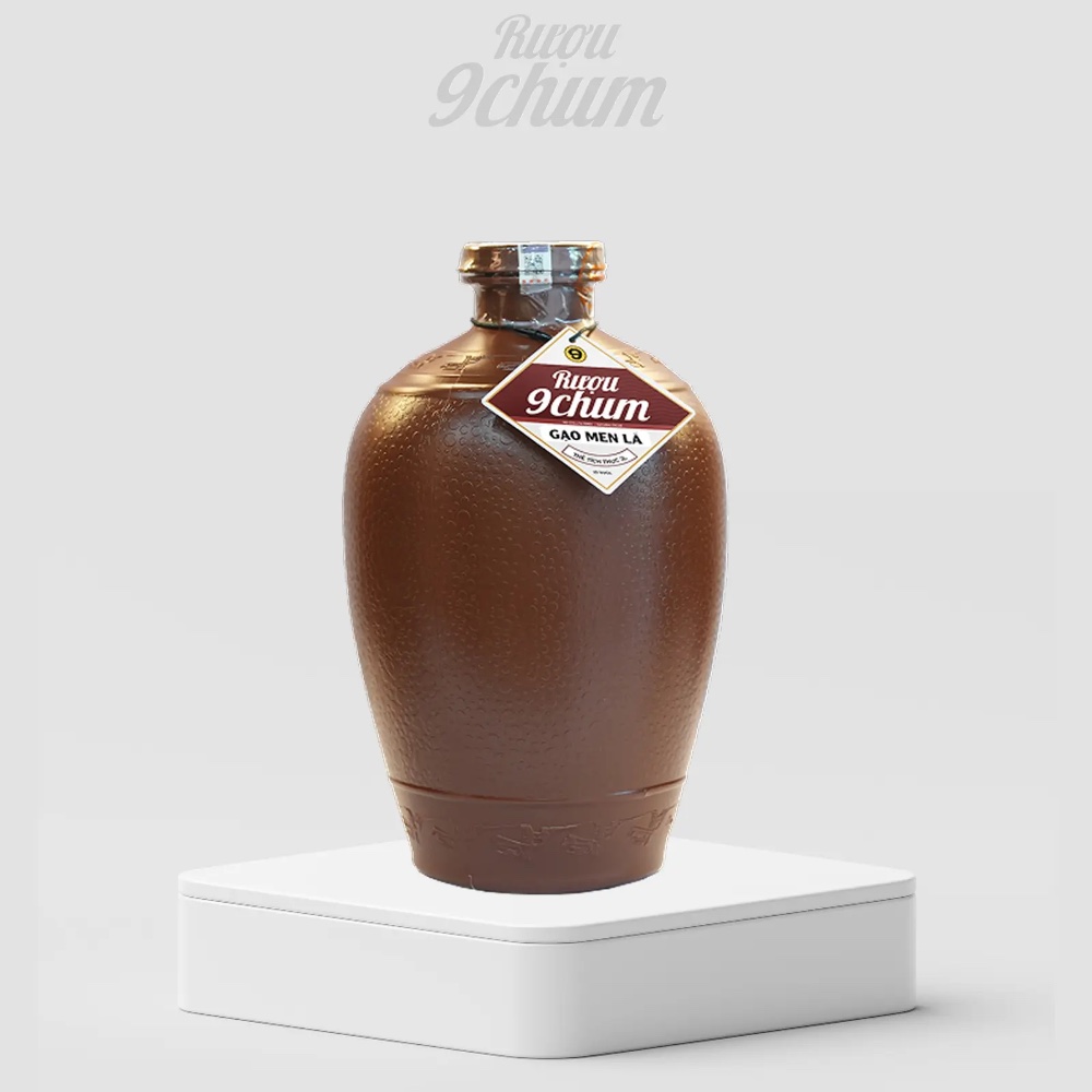 Rượu 9 Chum Gạo Men Lá Chum 3 Lít